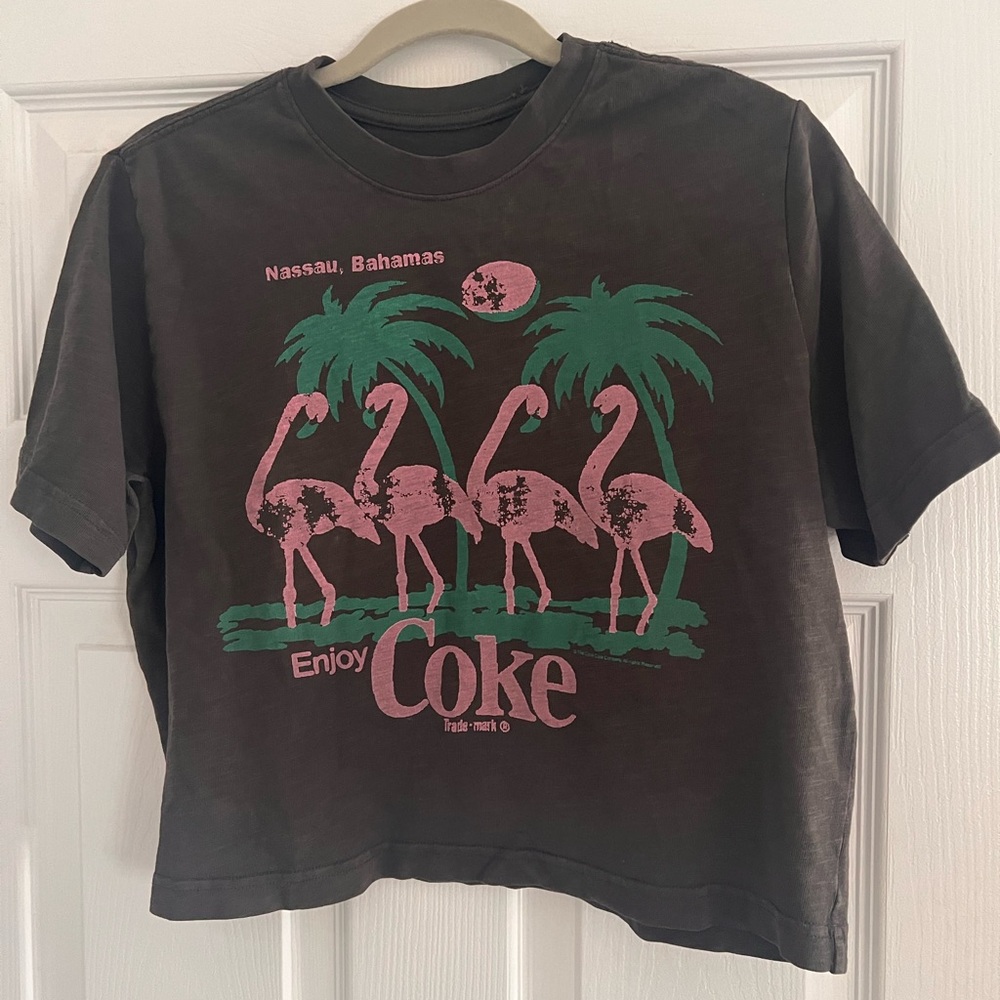 Junk food Coca Cola crop tee